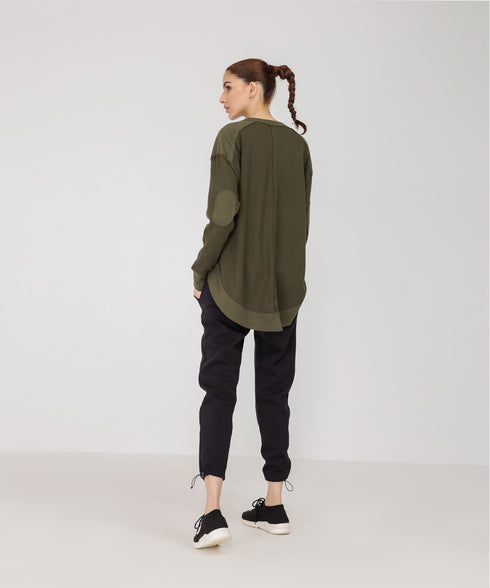 Women's Raw Waffle Knit Shirt